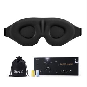 Sleep Mask Adult Size OS-BLACK